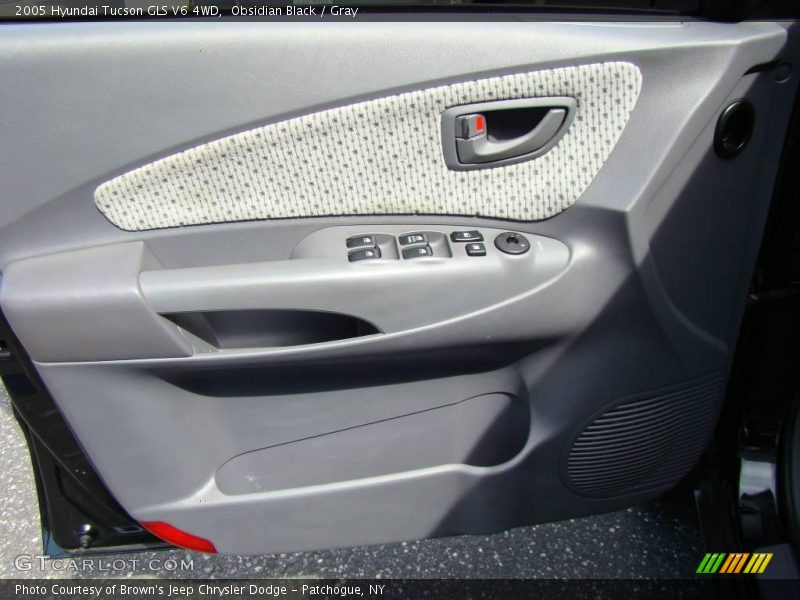 Obsidian Black / Gray 2005 Hyundai Tucson GLS V6 4WD