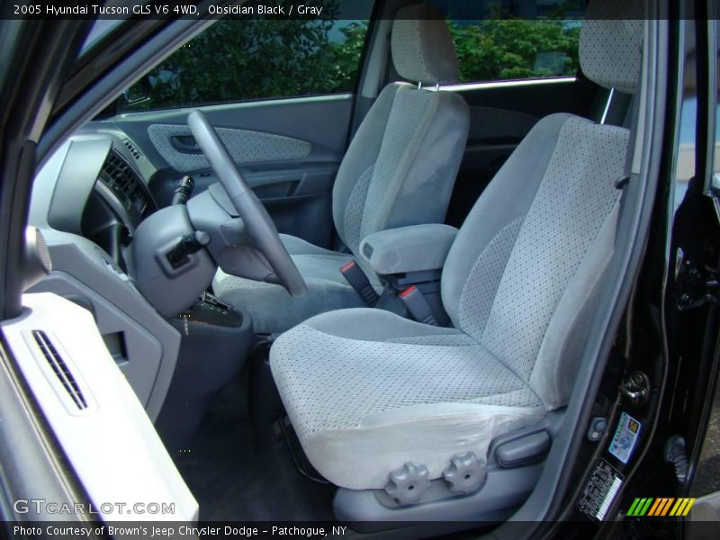 Obsidian Black / Gray 2005 Hyundai Tucson GLS V6 4WD