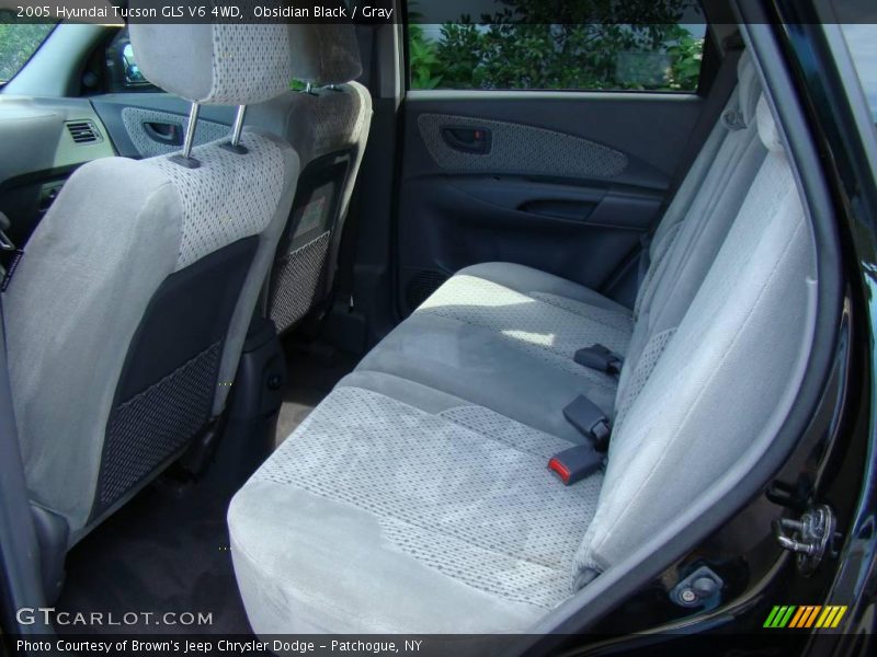 Obsidian Black / Gray 2005 Hyundai Tucson GLS V6 4WD