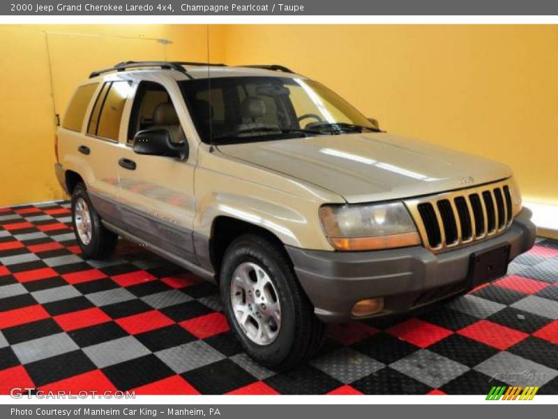 Champagne Pearlcoat / Taupe 2000 Jeep Grand Cherokee Laredo 4x4