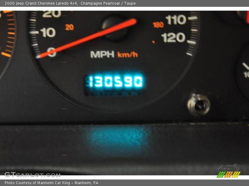 Champagne Pearlcoat / Taupe 2000 Jeep Grand Cherokee Laredo 4x4