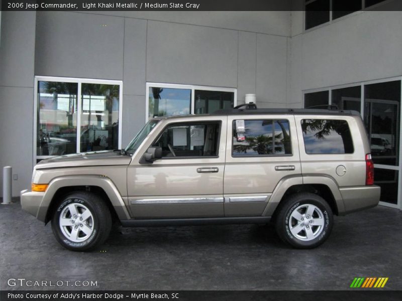 Light Khaki Metallic / Medium Slate Gray 2006 Jeep Commander