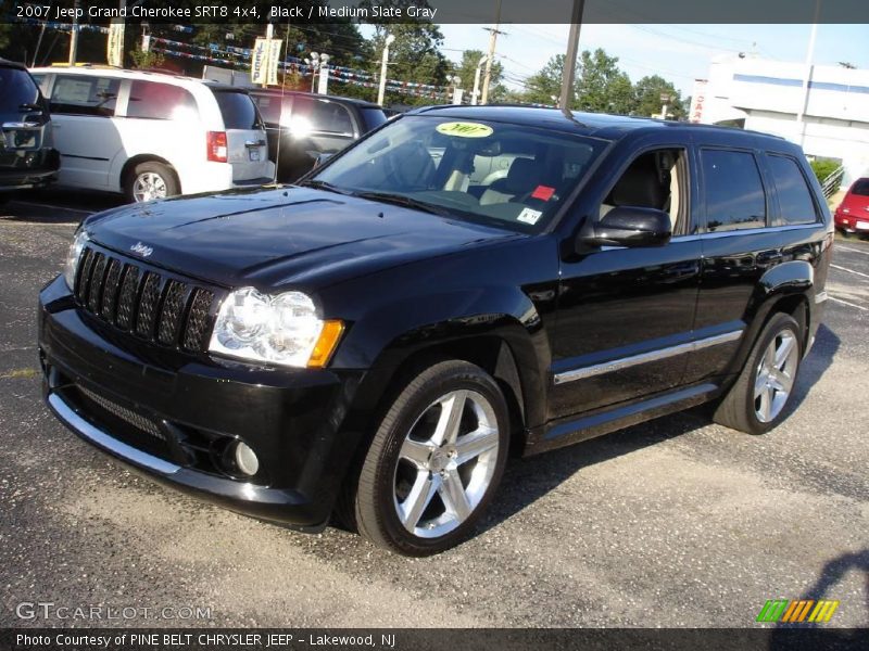 Black / Medium Slate Gray 2007 Jeep Grand Cherokee SRT8 4x4