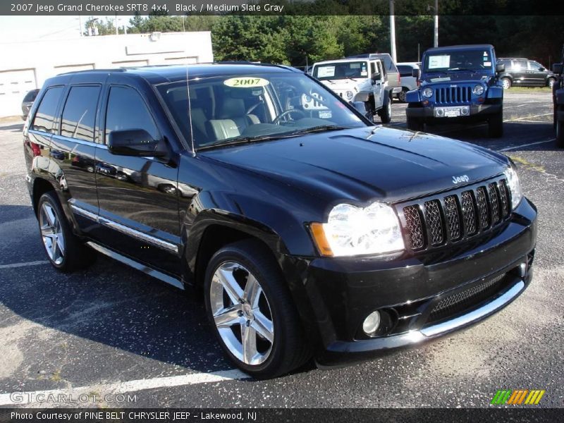 Black / Medium Slate Gray 2007 Jeep Grand Cherokee SRT8 4x4