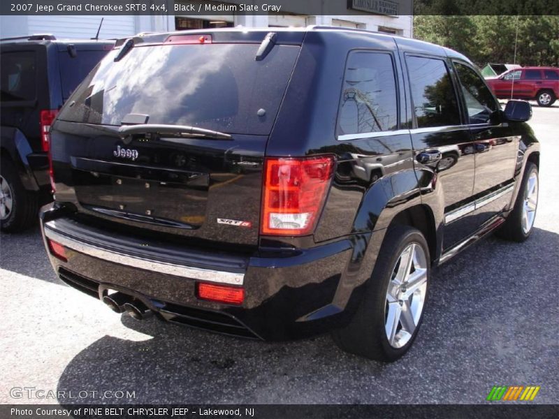 Black / Medium Slate Gray 2007 Jeep Grand Cherokee SRT8 4x4