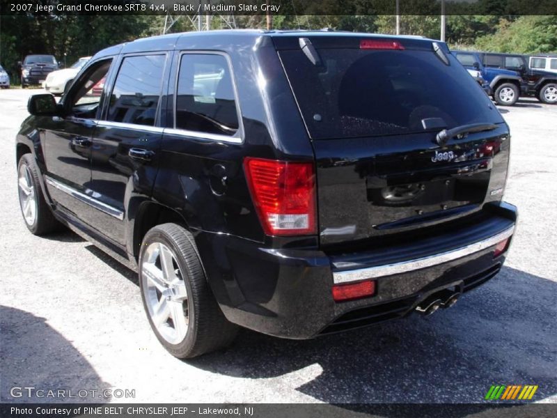 Black / Medium Slate Gray 2007 Jeep Grand Cherokee SRT8 4x4