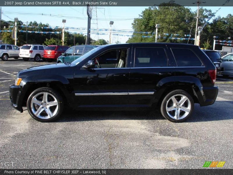 Black / Medium Slate Gray 2007 Jeep Grand Cherokee SRT8 4x4