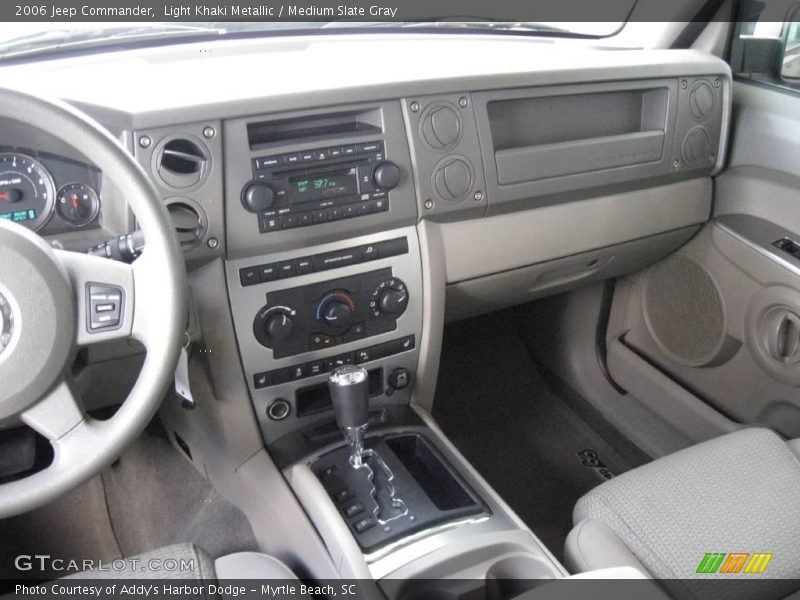 Light Khaki Metallic / Medium Slate Gray 2006 Jeep Commander
