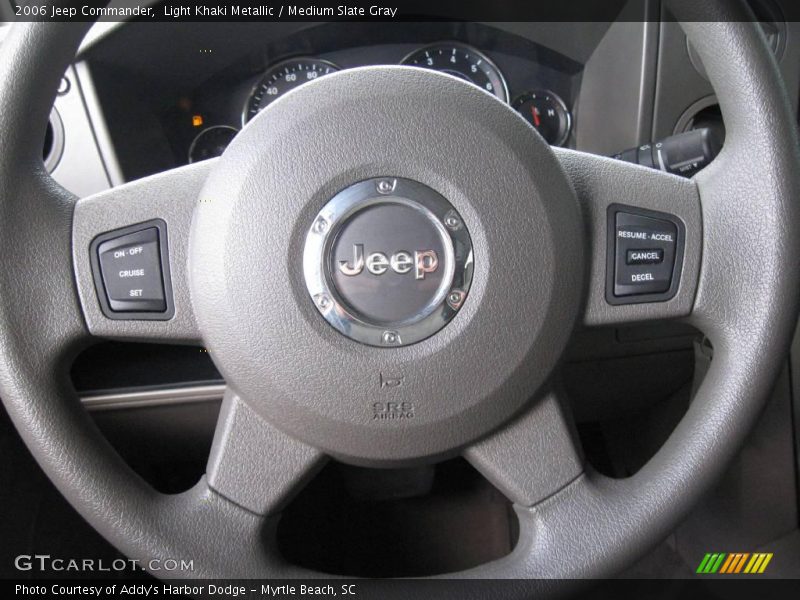 Light Khaki Metallic / Medium Slate Gray 2006 Jeep Commander