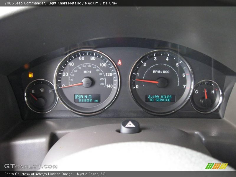 Light Khaki Metallic / Medium Slate Gray 2006 Jeep Commander