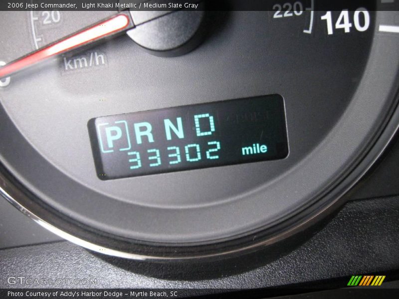 Light Khaki Metallic / Medium Slate Gray 2006 Jeep Commander