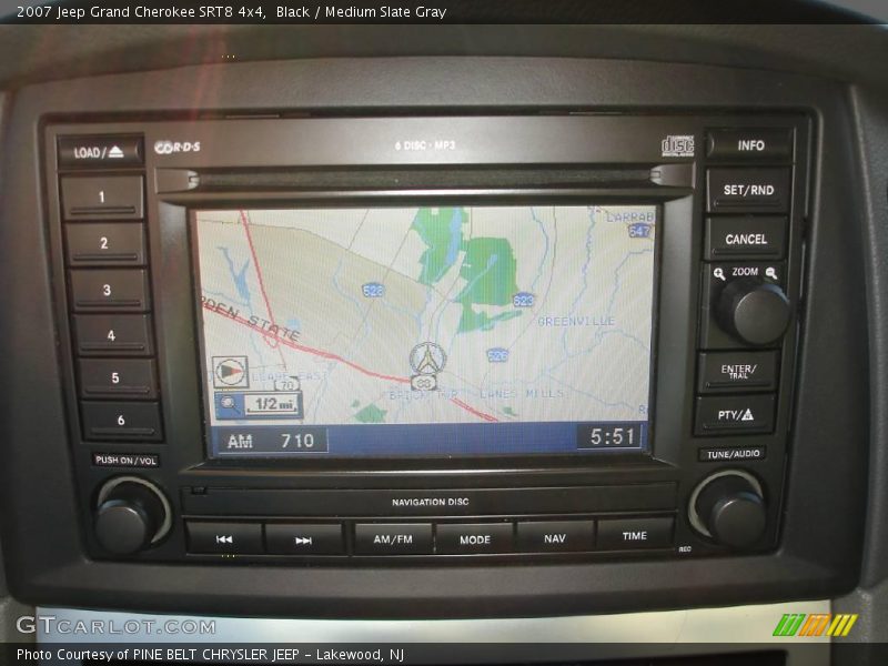 Black / Medium Slate Gray 2007 Jeep Grand Cherokee SRT8 4x4