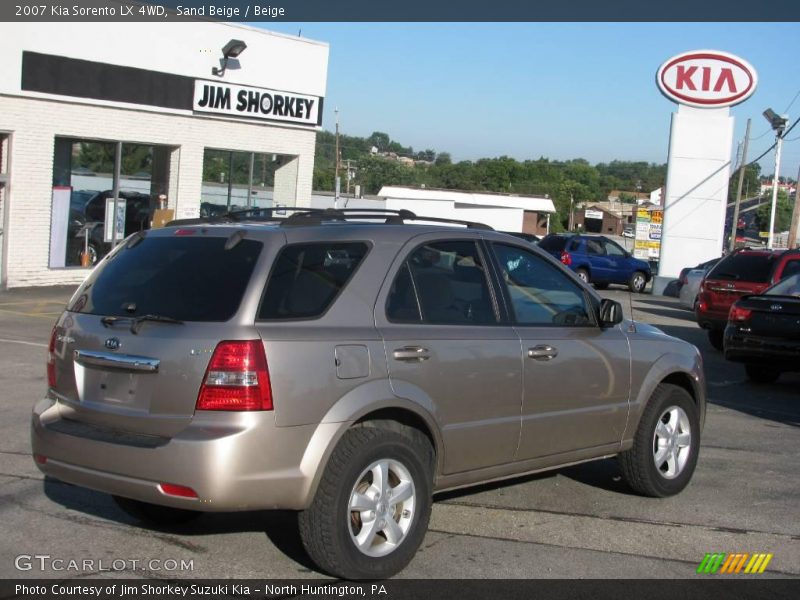 Sand Beige / Beige 2007 Kia Sorento LX 4WD