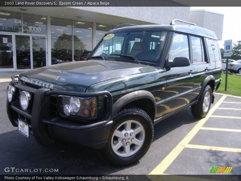 Epsom Green / Alpaca Beige 2003 Land Rover Discovery S
