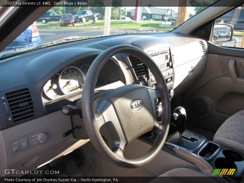 Sand Beige / Beige 2007 Kia Sorento LX 4WD