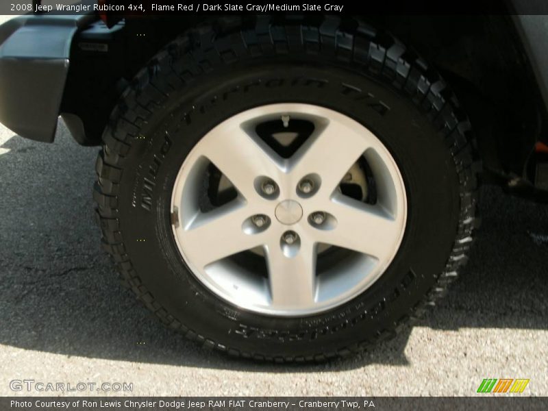 Flame Red / Dark Slate Gray/Medium Slate Gray 2008 Jeep Wrangler Rubicon 4x4