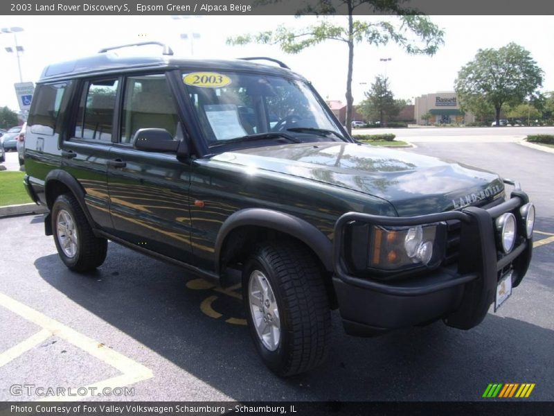 Epsom Green / Alpaca Beige 2003 Land Rover Discovery S