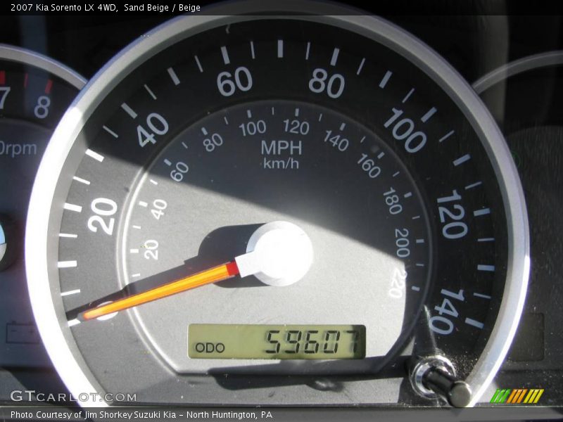 Sand Beige / Beige 2007 Kia Sorento LX 4WD