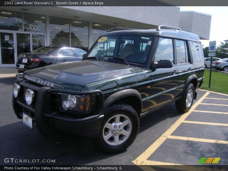 Epsom Green / Alpaca Beige 2003 Land Rover Discovery S