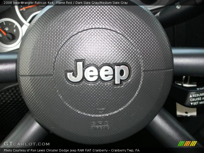 Flame Red / Dark Slate Gray/Medium Slate Gray 2008 Jeep Wrangler Rubicon 4x4
