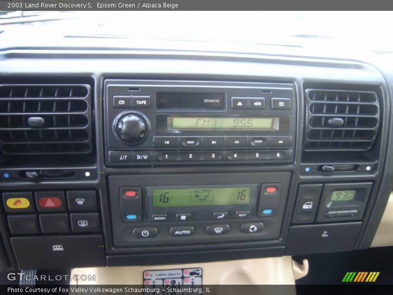 Epsom Green / Alpaca Beige 2003 Land Rover Discovery S