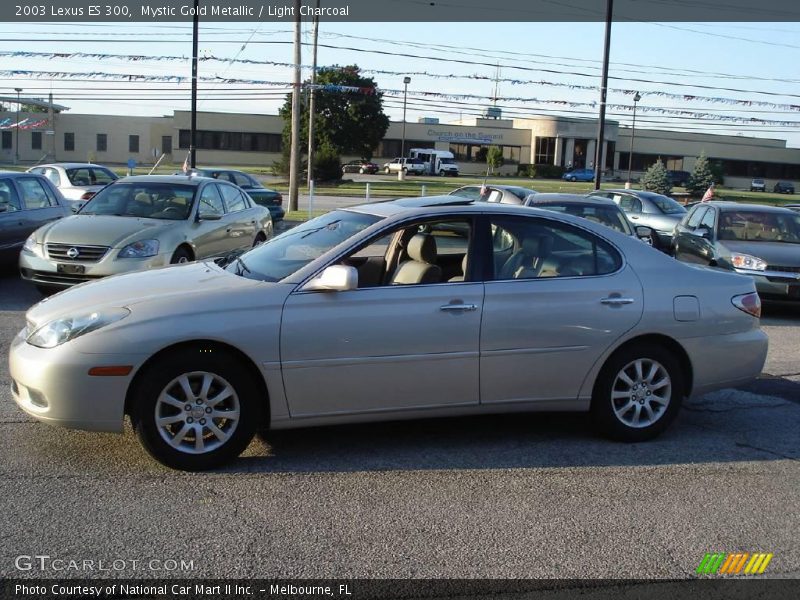 Mystic Gold Metallic / Light Charcoal 2003 Lexus ES 300