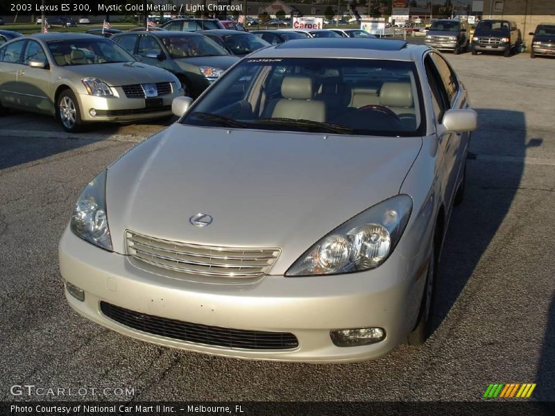 Mystic Gold Metallic / Light Charcoal 2003 Lexus ES 300