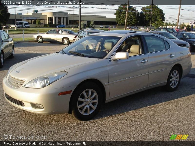 Mystic Gold Metallic / Light Charcoal 2003 Lexus ES 300