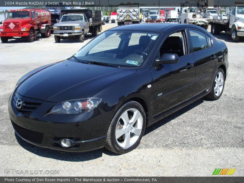 Black Mica / Black 2004 Mazda MAZDA3 s Sedan