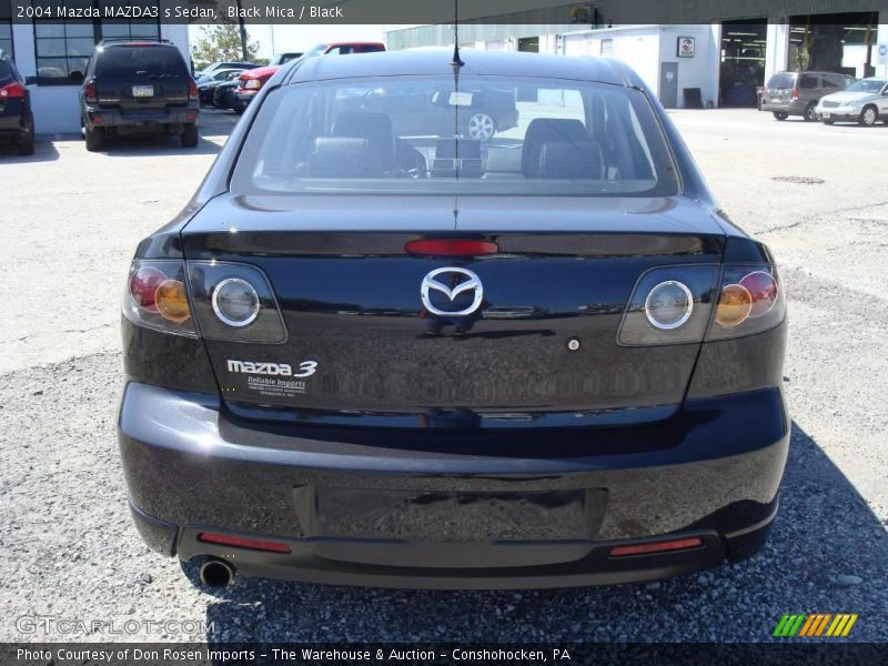 Black Mica / Black 2004 Mazda MAZDA3 s Sedan