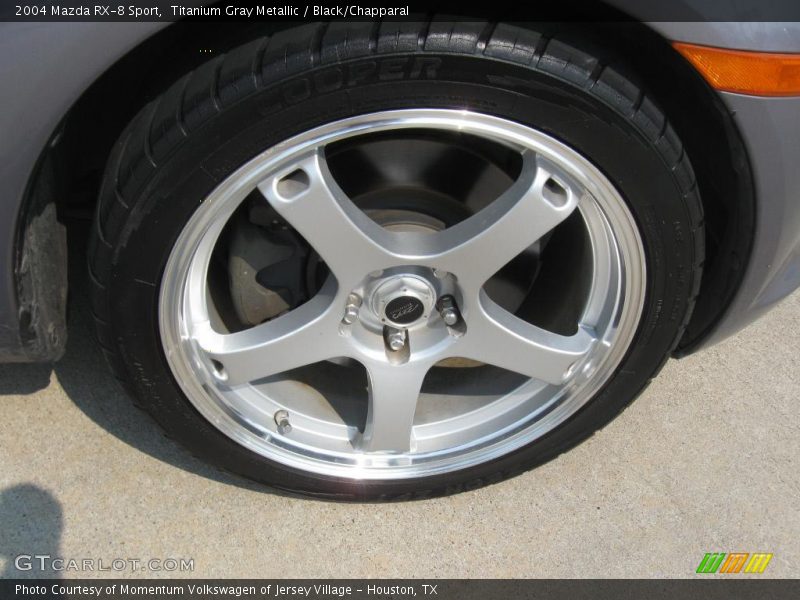 Titanium Gray Metallic / Black/Chapparal 2004 Mazda RX-8 Sport