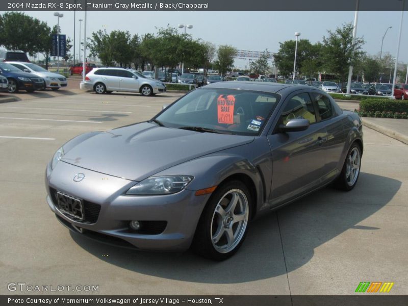 Titanium Gray Metallic / Black/Chapparal 2004 Mazda RX-8 Sport