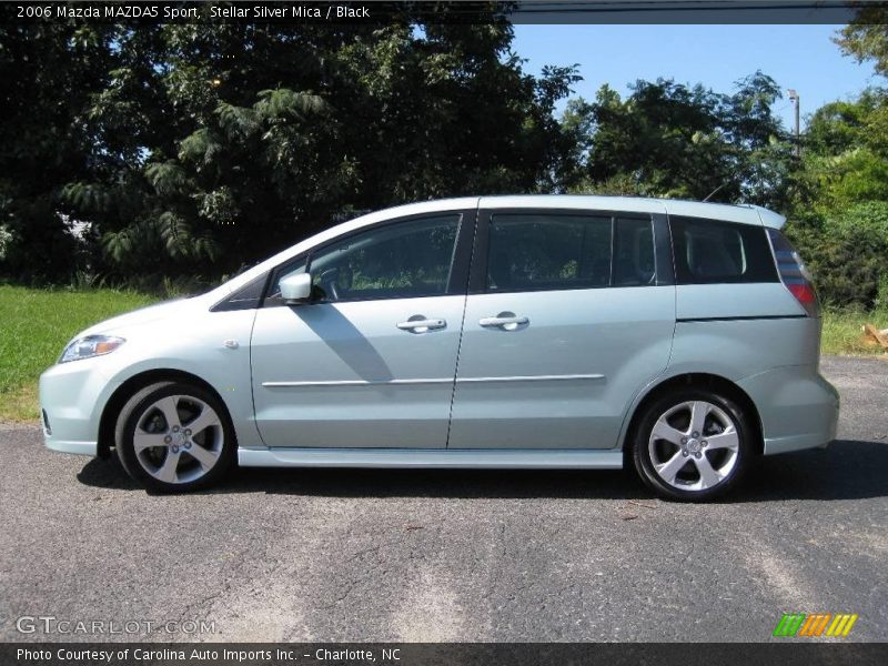 Stellar Silver Mica / Black 2006 Mazda MAZDA5 Sport