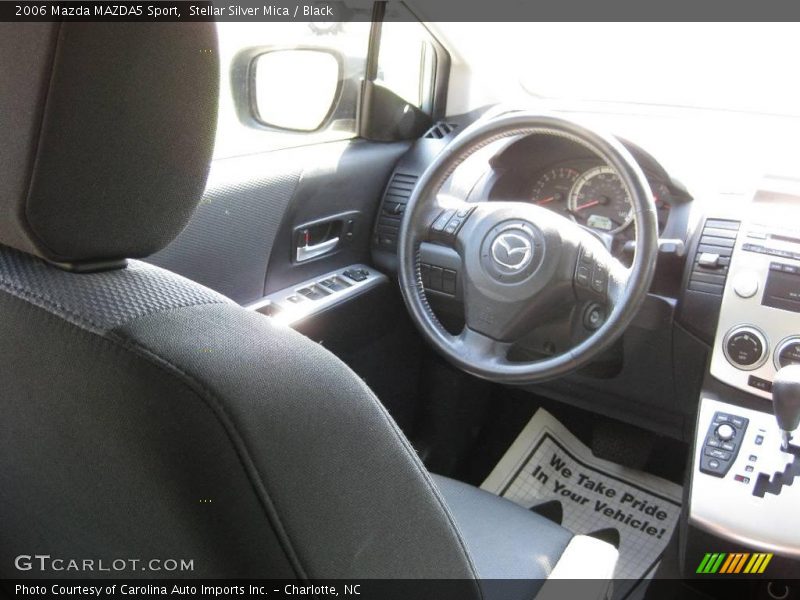 Stellar Silver Mica / Black 2006 Mazda MAZDA5 Sport