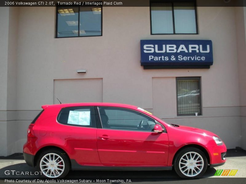 Tornado Red / Interlagos Plaid Cloth 2006 Volkswagen GTI 2.0T