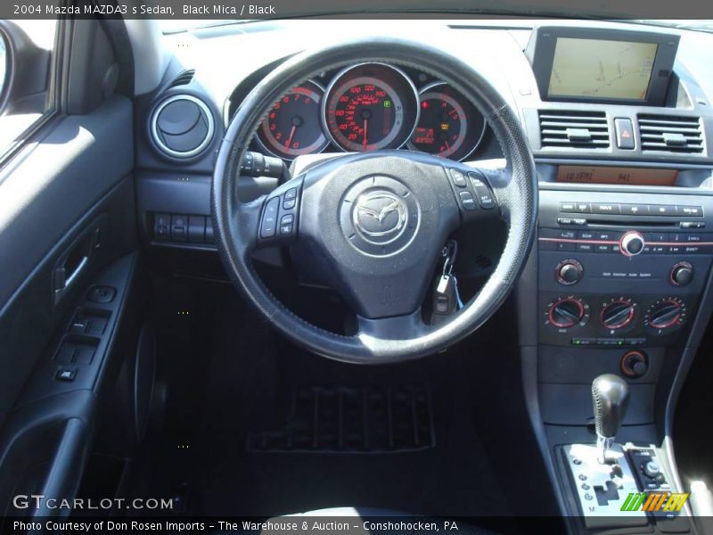 Black Mica / Black 2004 Mazda MAZDA3 s Sedan