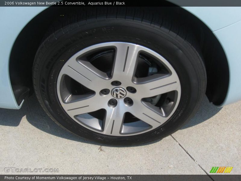 Aquarius Blue / Black 2006 Volkswagen New Beetle 2.5 Convertible