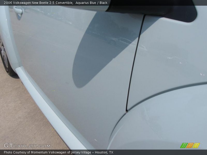 Aquarius Blue / Black 2006 Volkswagen New Beetle 2.5 Convertible