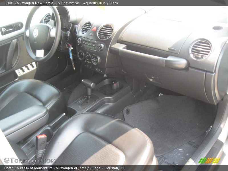 Aquarius Blue / Black 2006 Volkswagen New Beetle 2.5 Convertible