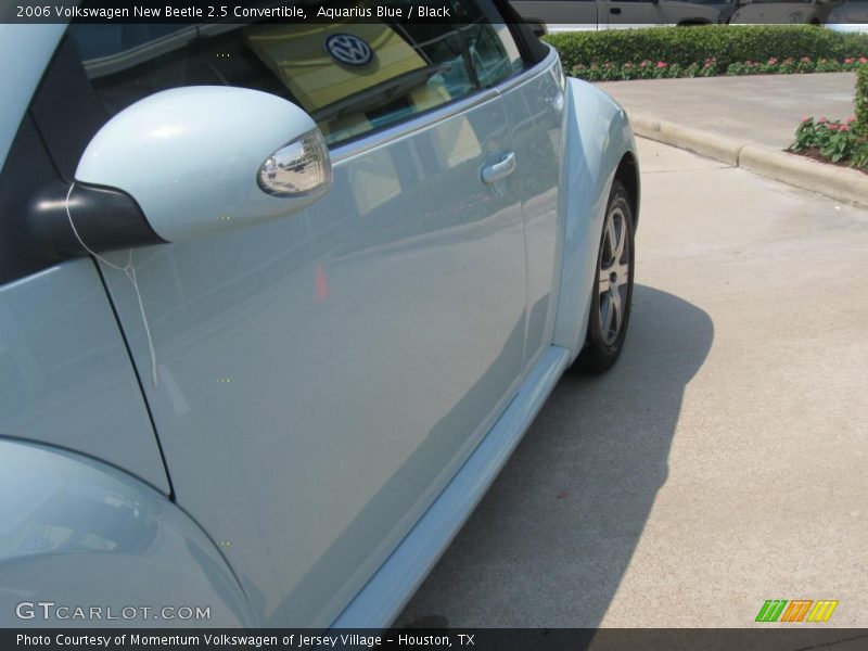 Aquarius Blue / Black 2006 Volkswagen New Beetle 2.5 Convertible