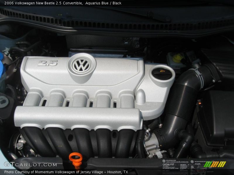 Aquarius Blue / Black 2006 Volkswagen New Beetle 2.5 Convertible