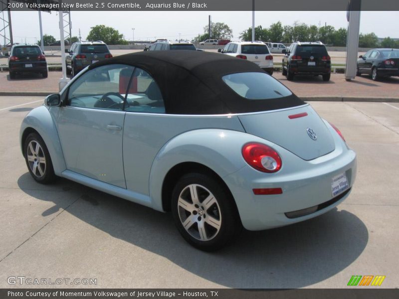 Aquarius Blue / Black 2006 Volkswagen New Beetle 2.5 Convertible