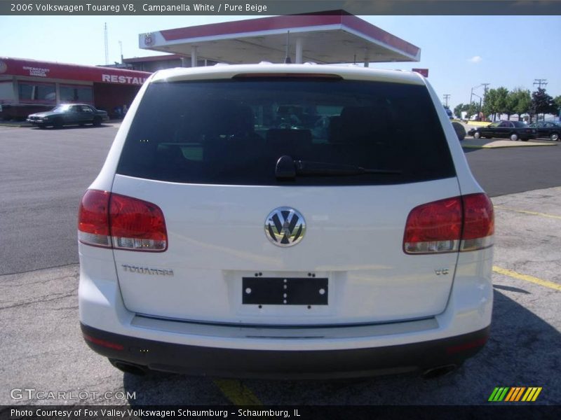 Campanella White / Pure Beige 2006 Volkswagen Touareg V8