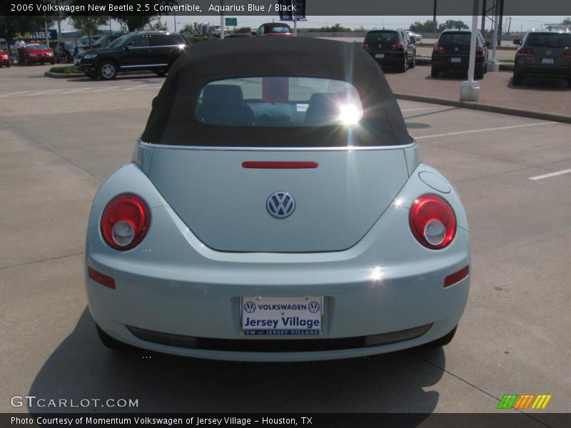 Aquarius Blue / Black 2006 Volkswagen New Beetle 2.5 Convertible