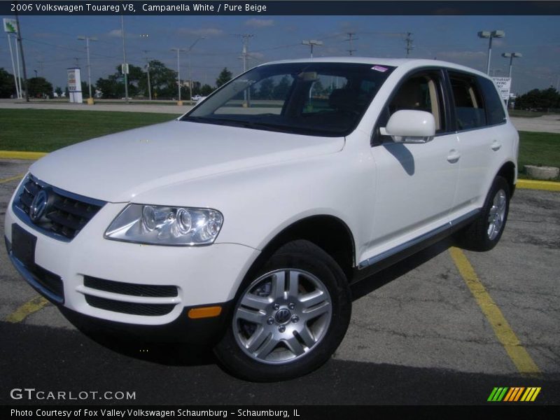 Campanella White / Pure Beige 2006 Volkswagen Touareg V8