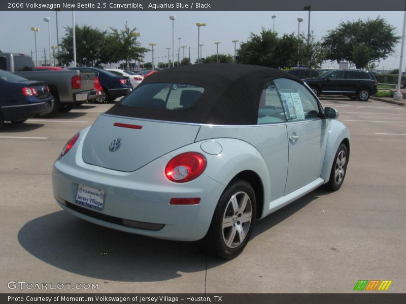 Aquarius Blue / Black 2006 Volkswagen New Beetle 2.5 Convertible