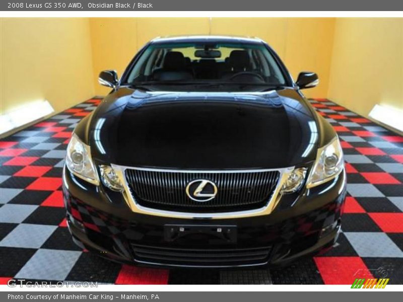 Obsidian Black / Black 2008 Lexus GS 350 AWD