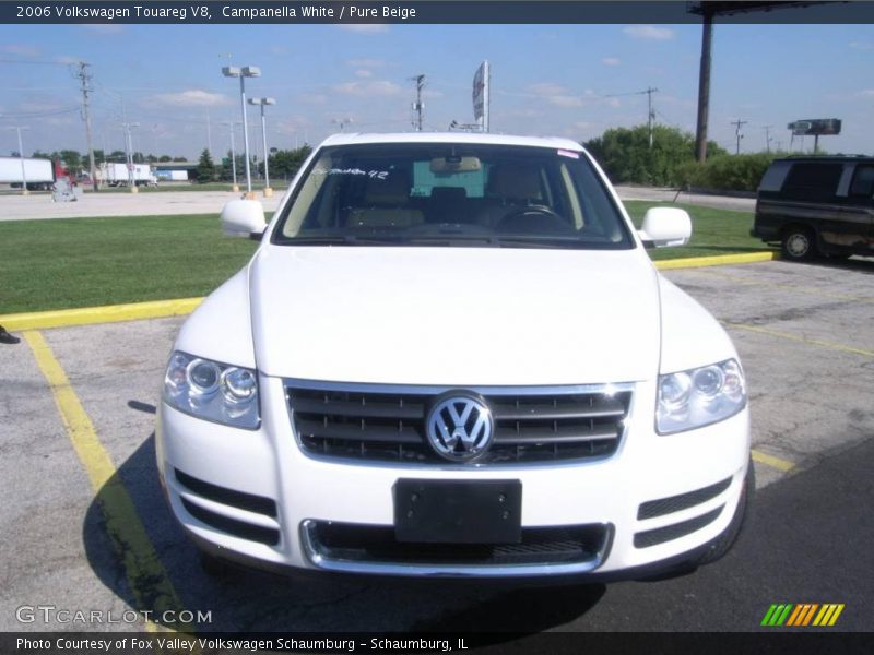 Campanella White / Pure Beige 2006 Volkswagen Touareg V8