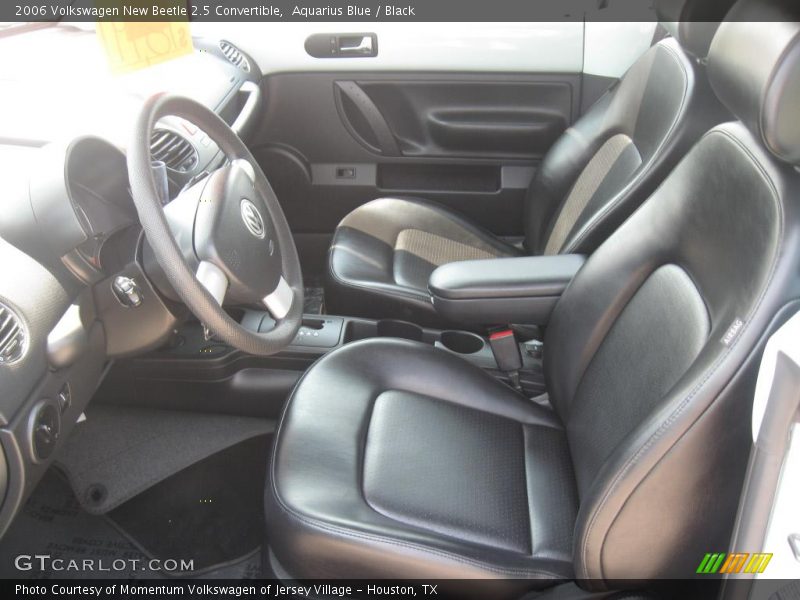 Aquarius Blue / Black 2006 Volkswagen New Beetle 2.5 Convertible