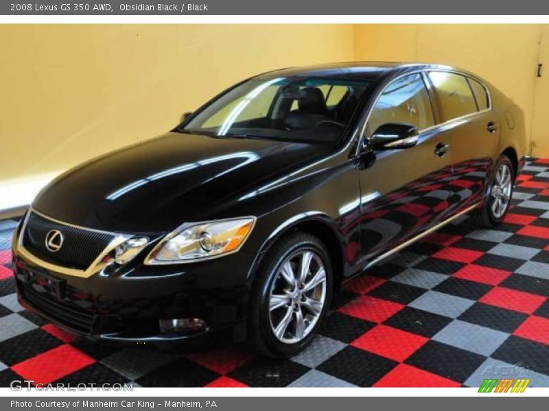 Obsidian Black / Black 2008 Lexus GS 350 AWD